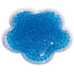 K�hlkissen FROZEN FLOWER, blau - Werbeartikel