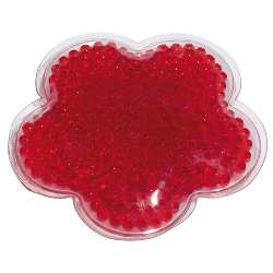 K�hlkissen FROZEN FLOWER, rot - Werbeartikel