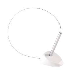 Stiftehalter COUNTER, wei�-silber - Werbeartikel