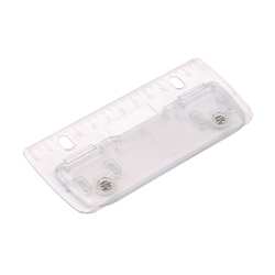 Mini-Locher PAGE, transparent - Werbeartikel
