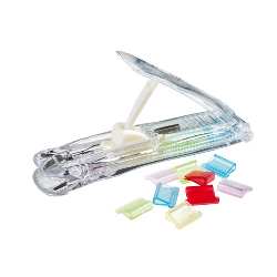 Papier-Clipper FIX IT, transparent - Werbeartikel
