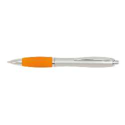 Kugelschreiber SWAY, orange-silber - Werbeartikel