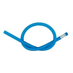 Flexibler Bleistift AGILE, blau - Werbeartikel