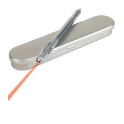 Kugelschreiber PHASER, silber - Werbeartikel