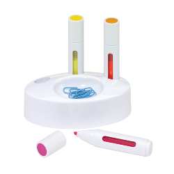 Textmarker-Set DESK STAR, wei� - Werbeartikel
