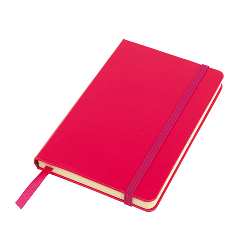 Notizbuch ATTENDANT, pink - Werbeartikel