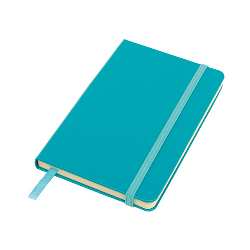 Notizbuch ATTENDANT, t�rkis - Werbeartikel
