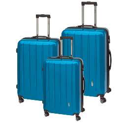3-tlg. Trolley-Set LONDON, t�rkis - Werbeartikel