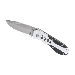 Klappmesser OUTBACK, schwarz-silber - Werbeartikel