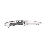 Klappmesser PRESTIGE, grau-silber - Werbeartikel