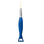 Stabfeuerzeug DOLPHIN, blau-silber - Werbeartikel