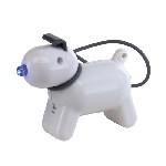 Schl�sselfinder DOGGY, wei� - Werbeartikel