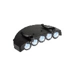 Lampe CAPLIGHT, schwarz - Werbeartikel