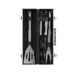Grillset GRILLINO, silber - Werbeartikel