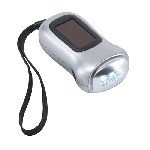 LED-Taschenlampe TURNLIGHT, silber - Werbeartikel