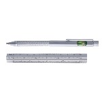 Drehkugelschreiber-Set ARCHITECT, silber-schwarz - Werbeartikel