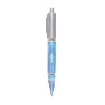 Kugelschreiber LUXOGRAPH LIGHT, blau-silber - Werbeartikel