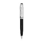 Kugelschreiber CALLIGRAPH, schwarz-silber - Werbeartikel