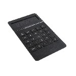 Solar-Taschenrechner NUMERO, schwarz - Werbeartikel