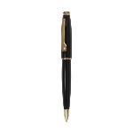 Kugelschreiber KIEV, schwarz-gold - Werbeartikel