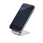 Handyhalter ASTEROID, silber - Werbeartikel