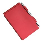 Notizblock mit Stift MEMO, rot - Werbeartikel