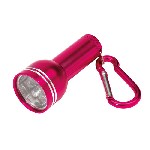 Mini-Taschenlampe CARA, magenta - Werbeartikel