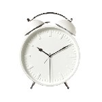 Wanduhr RING RING, wei� - Werbeartikel