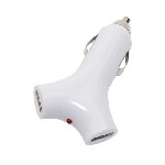 USB-Ladeger�t Y-POWER f� Y-POWER, wei� - Werbeartikel
