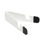 Tablet-PC-St�nder UPRIGHT, wei�-schwarz - Werbeartikel