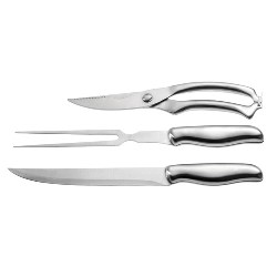 Tranchierset THANKSGIVING, silber - Werbeartikel