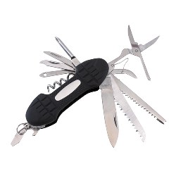 Taschenmesser EXTREME, schwarz - Werbeartikel