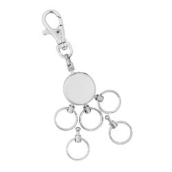 Schl�sselanh�nger DISQUE, silber - Werbeartikel