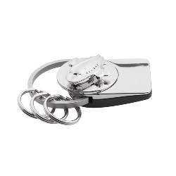 Schl�sselanh�nger FLY AWAY, silber - Werbeartikel