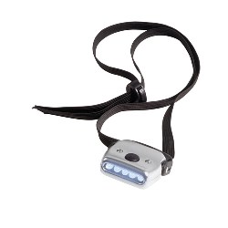 Lampe BRIGHTHEAD, silber - Werbeartikel