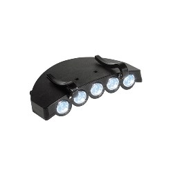 Lampe CAPLIGHT, schwarz - Werbeartikel
