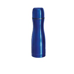 Isolierflasche KEGEL, blau - Werbeartikel