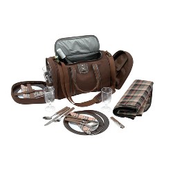 Picknick Tasche 4 PICKNICK, braun - Werbeartikel