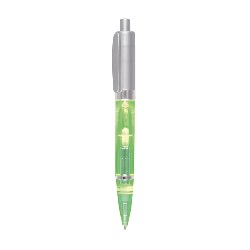Kugelschreiber LUXOGRAPH LIGHT, gr�n-silber - Werbeartikel