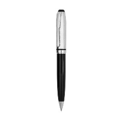 Kugelschreiber CALLIGRAPH, schwarz-silber - Werbeartikel