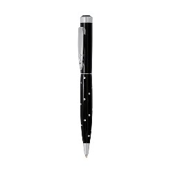 Kugelschreiber MOSCOW, schwarz-silber - Werbeartikel