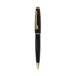 Kugelschreiber KIEV, schwarz-gold - Werbeartikel
