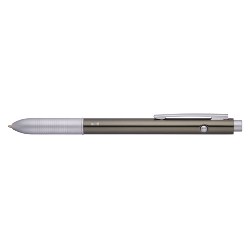 Multifunktionsstift ALL IN ONE, grau-silber - Werbeartikel