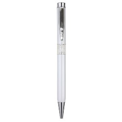 Kugelschreiber DIAMOND, wei� - Werbeartikel
