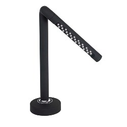 LED-Schreibtischlampe ILLUMINATION, schwarz - Werbeartikel