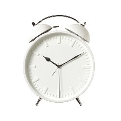 Wanduhr RING RING, wei� - Werbeartikel