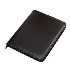Portfolio mit herausnehmbarer Schutzh�lle NEW AGE, schwarz - Werbeartikel