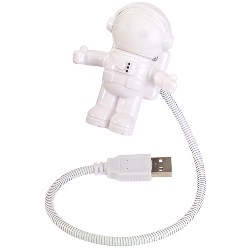 USB-Licht ASTRONAUT, wei� - Werbeartikel