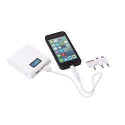 Powerbank GIGAWATT, wei� - Werbeartikel