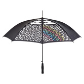 Colormagic� Automatik Stockschirm, schwarz - Werbeartikel